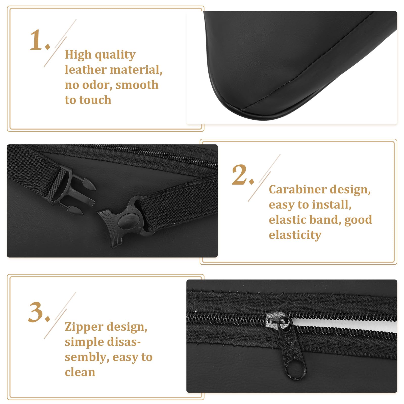 2 Pcs Cojin Reposacabezas Coche Conductor Cojín Cabeza Coche Almohada para Reposacabezas de Coche Soporte de Cabeza y Cuello con Espuma de Memoria y Malla Transpirable para Cuello/Viajar
