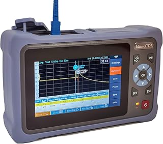 D YEDEMC Single Mode OTDR 1310/1550nm 26/24dB 4.3 inches Touch Screen Test Rang 5m-100Km Optical Network Tester Built in OPM / OLS / RJ45 / VFL UPC Connector with FC/UPC-FC/APC-SX
