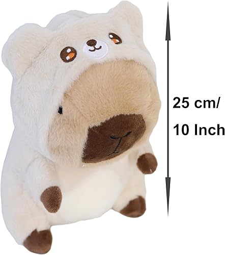 Miniatura 33 de Capybara - Animal de peluche de unicornio Capybara con disfraz de unicornio rosa, disfrazado como lindos y divertidos juguetes de peluche