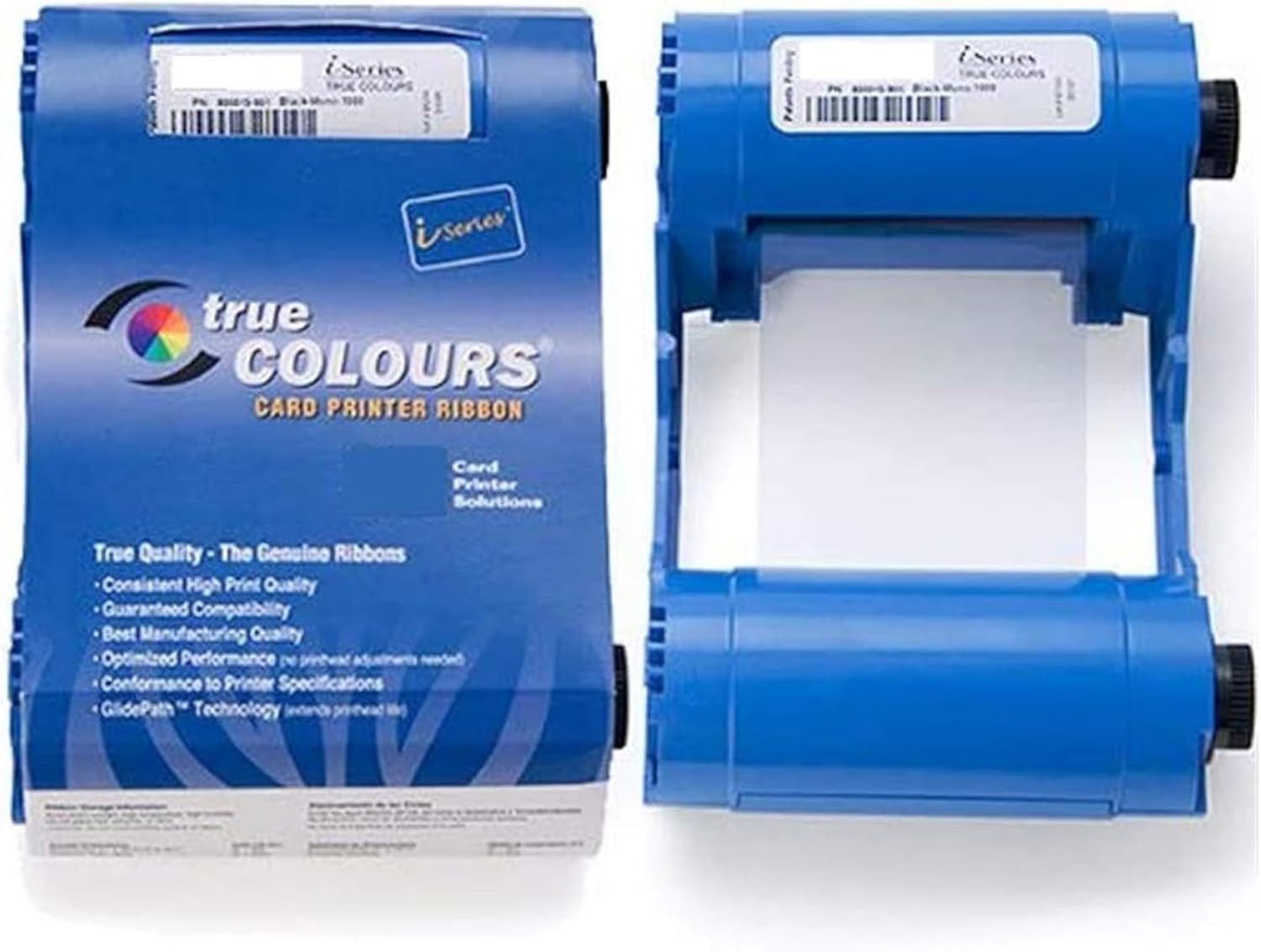 800017-209 White Monochrome Ribbon Tape Compatible for Zebra P100m P100i P110i P120i Card Printer 1000 Images