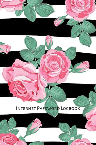 Internet Password Logbook: with Alphabetical Tabs, password keeper, organizer, notebook, 6"x9" log book to protect usernames and passwords