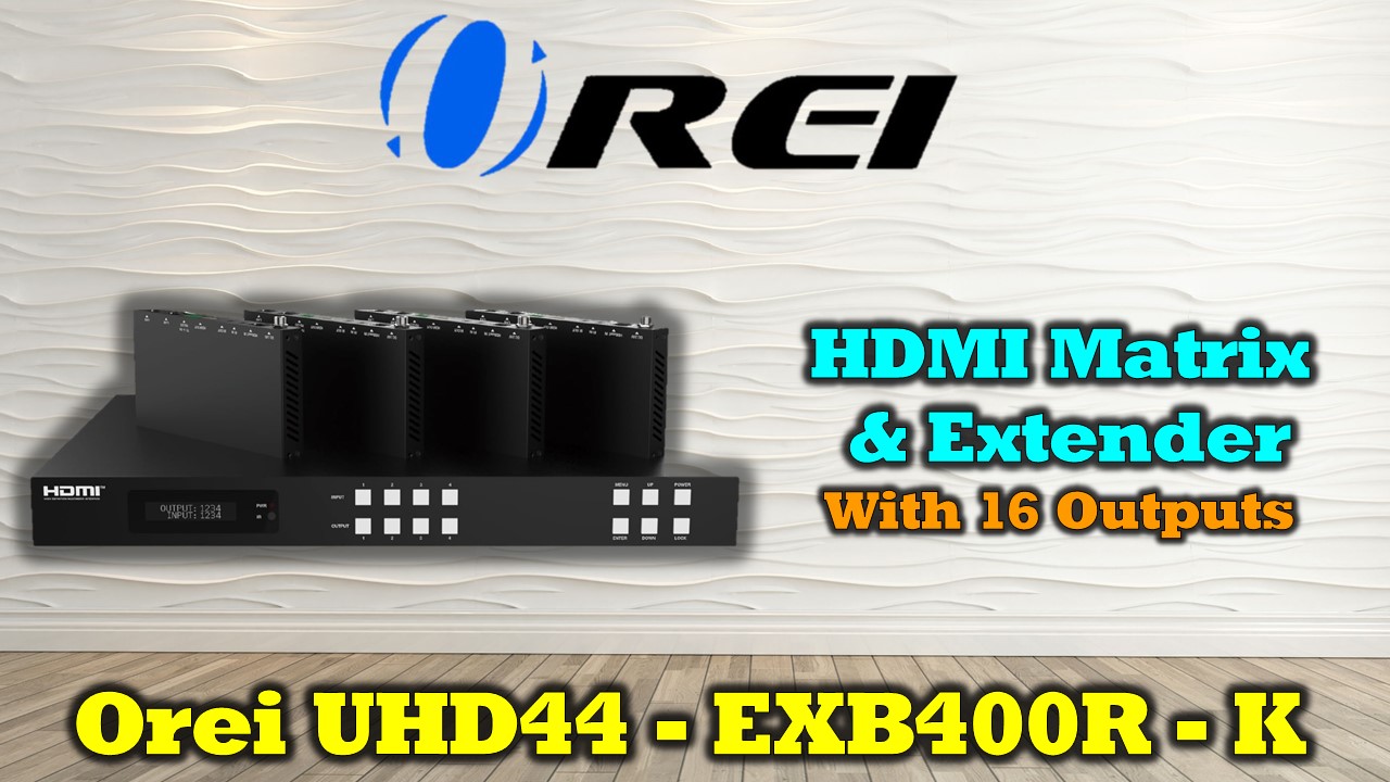 Amazon.com: OREI 4X4 4K HDMI Matrix Switcher Extender - HDBaseT
