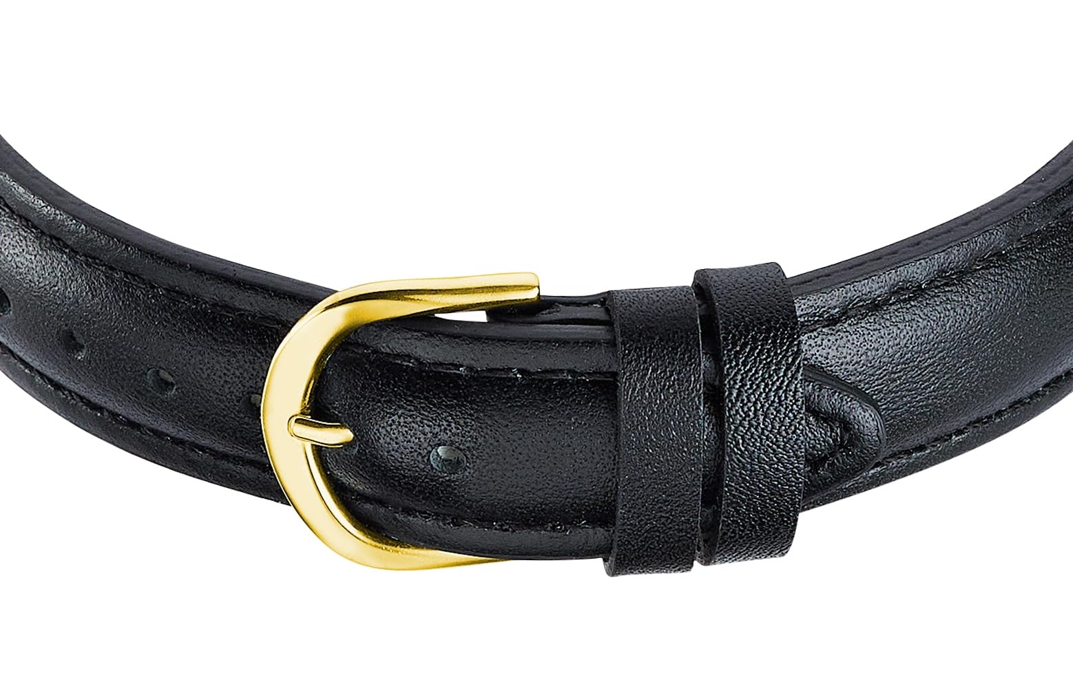 Master Time Funk Quarz Sprechende Damen Uhr Analog mit Leder Armband MTLA-10942-12L