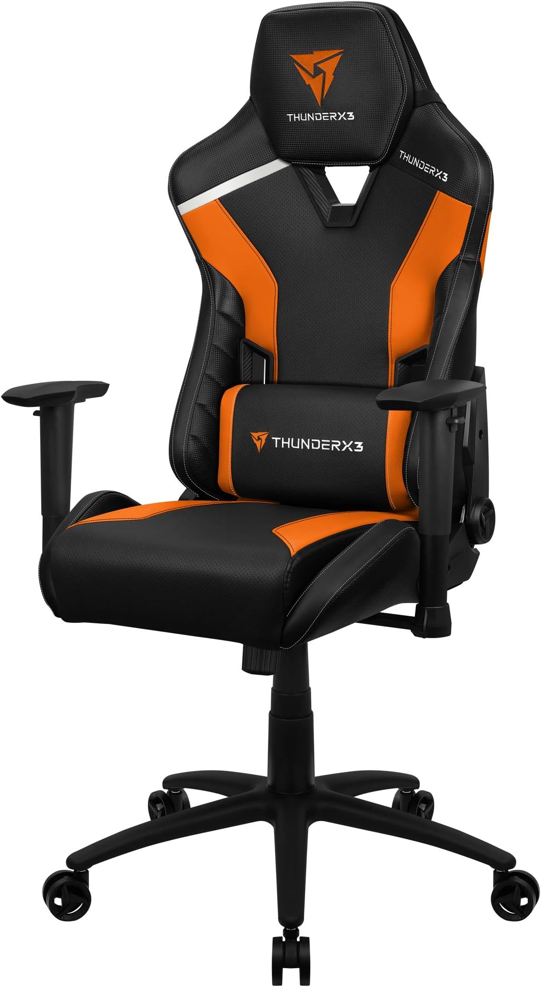 ThunderX3 TC3BO, Ergonomic Gaming Chair, Cushioned Cushions, Air Tech, Orange
