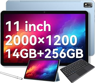 Blackview Tab16 Tablets 11 inch Android 12 Tablet, 14GB+256GB/1TB TF, 2000×1200 FHD+IPS Display, 4G Tablet with Sim Card Slot, 5GWiFi, 13MP+8MP, 7680mAh Battery, Widevine L1, TÜV Certified with Stylus