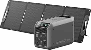Amazon.co.jp: Dabbsson 1000L ポータブル電源と120W ソーラー