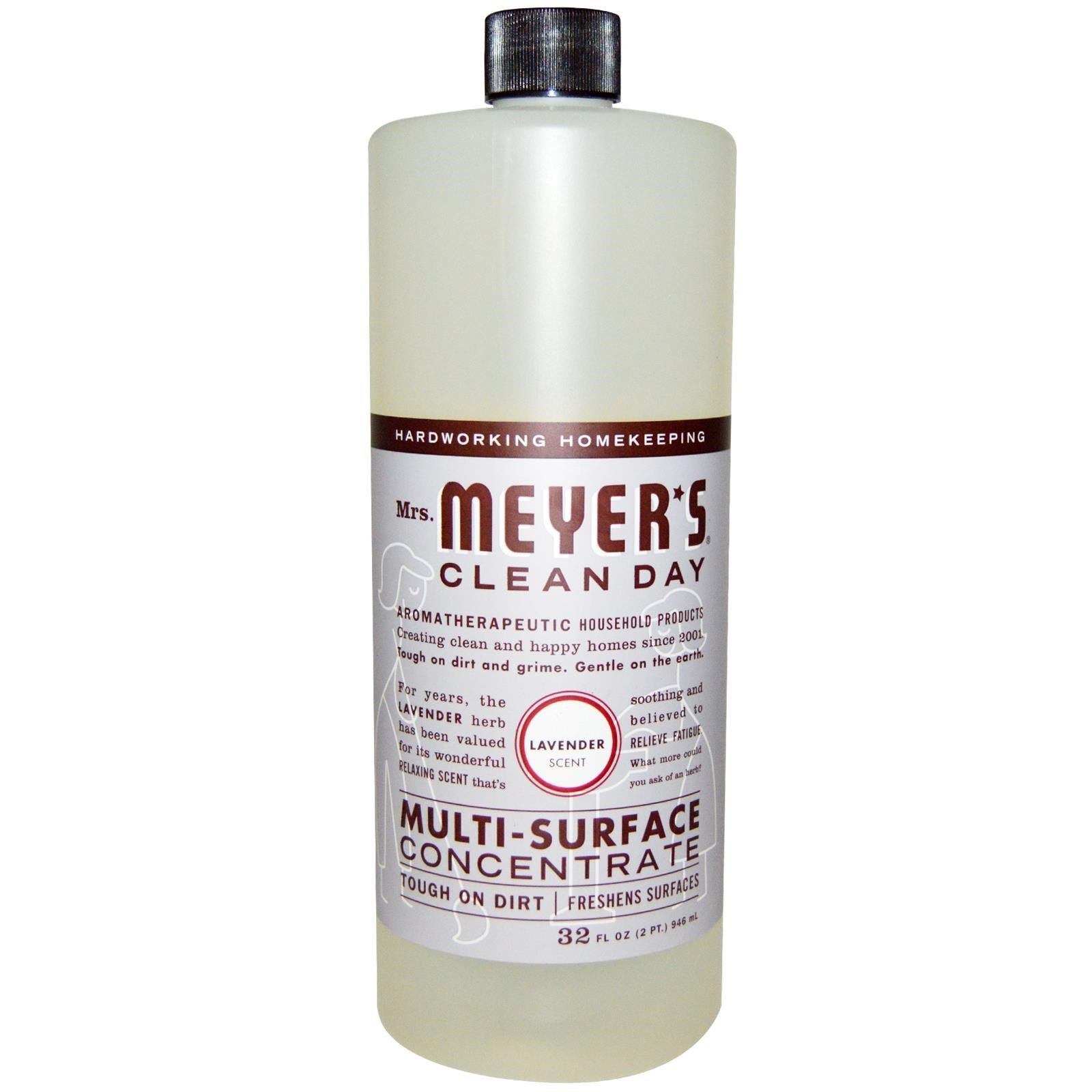 Mrs. Meyer's Clean Day 11440 Multi-Surface Cleaner, Lavendar, 32 oz. Concentrate - Quantity 6