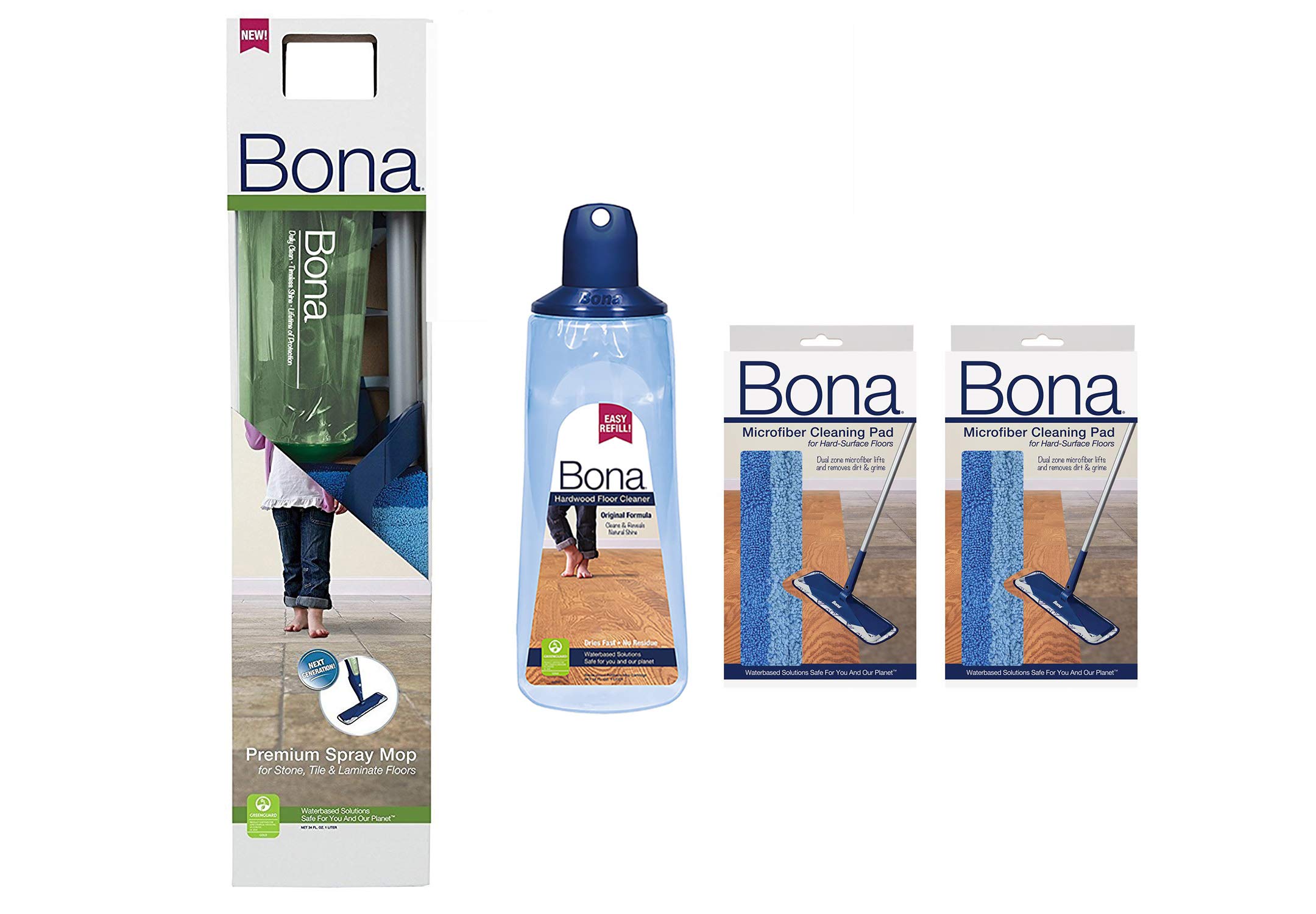 Bona Hardwood, Stone and Tile Mop VALUE PACK