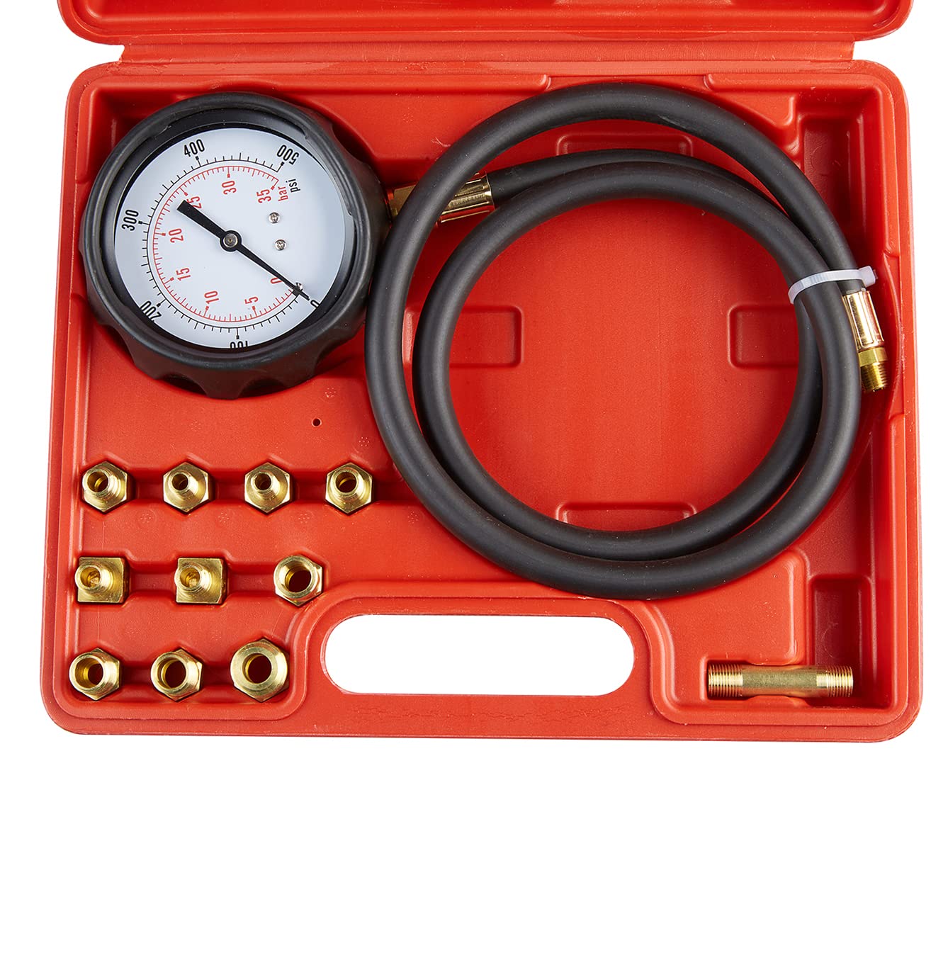 KATSU Testeur de Pression d’Huile de Transmission Automatique – Kit Manomètre Hydraulique pour Voitures & Motos, Outil de Diagnostic Automobile
