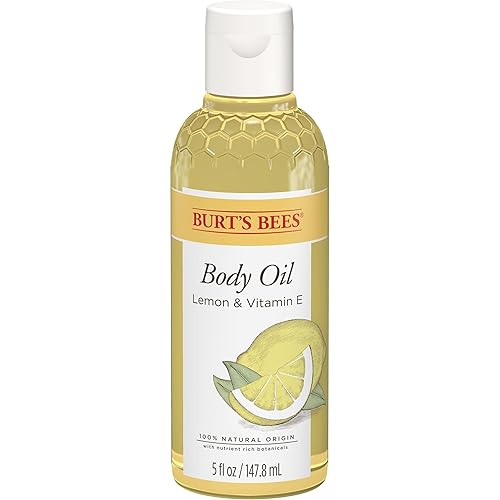 Miniatura 1 de Burt's Bees Skin Care - Relleno de cesta de Pascua, aceite corporal con limón y vitamina E, 100% natural, 5 onzas (el embalaje puede variar)