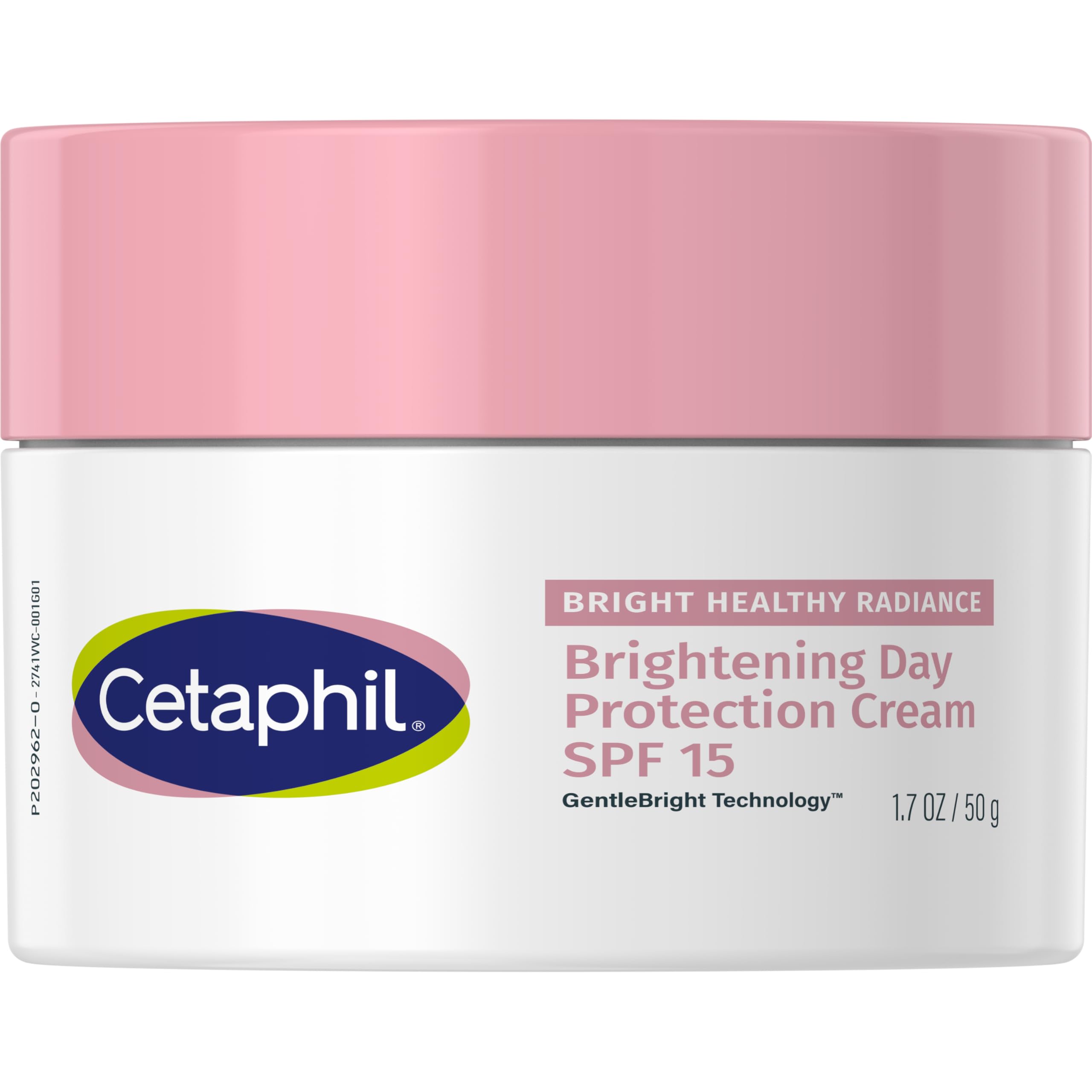Cetaphil Brightening Day Protection Cream SPF 15-50 g| Day Cream for Dark Spots, Uneven Skin Tone| Niacinamide, Sea Daffodil| Fragrance-Free|