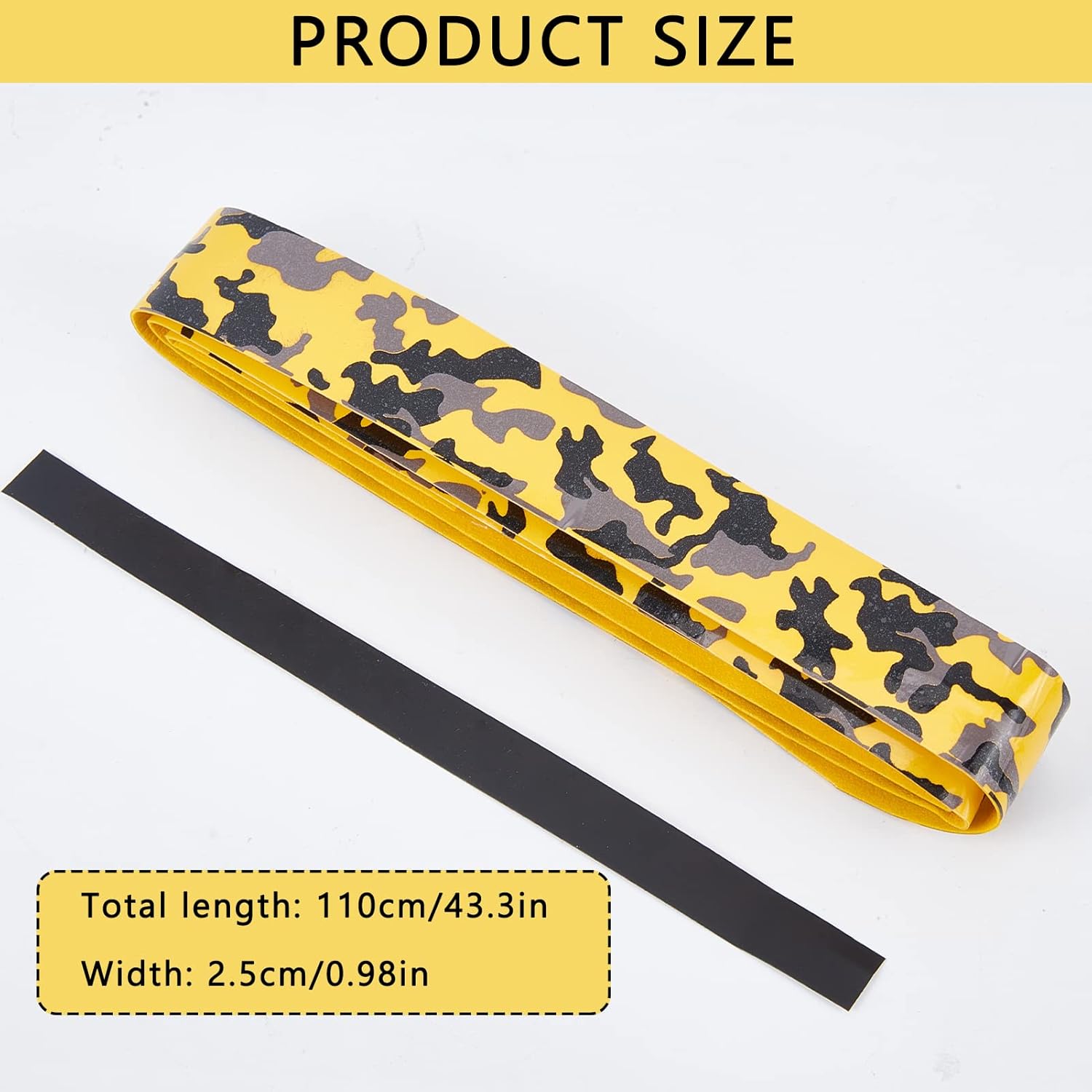 AMIJOUX 2Packs 44″ 0.8MM Bat Grip Tape for Baseball Comfortable and