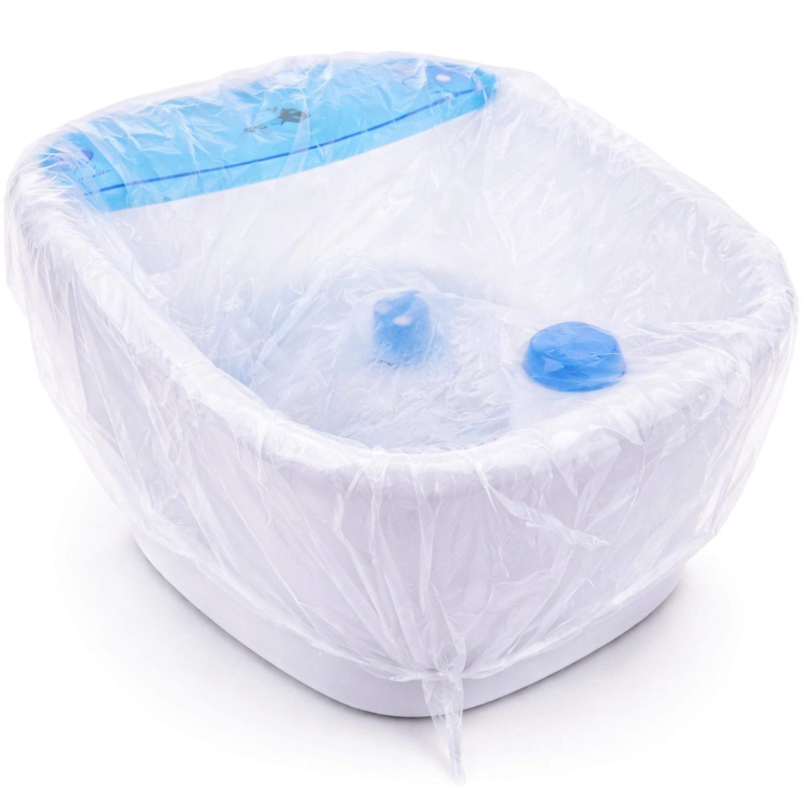LALILL Sacchetti per pediluvio monouso 50 pezzi - Pedicure igienico - Protezioni per pediluvio - Sacchetti adatti per spa, podologia