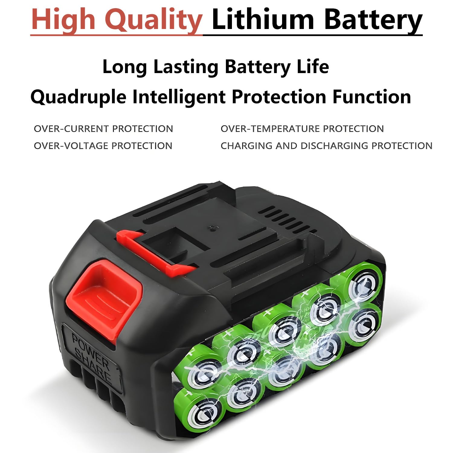 Kit per levigatrice Portatile per pareti in Cemento, levigatrice Multifunzione per pareti in Cemento, Regolazione a 6 velocità, Macchina per intonacatura, per pareti in Cemento 2Battery