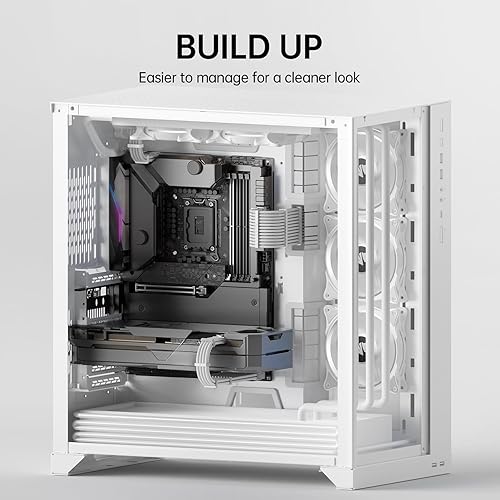 Miniatura 4 de AsiaHorse Extensión de cable PSU de 16 AWG con funda personalizada Mod GPU PC Audio Video Fuente de alimentación Cables trenzados suaves con kit de