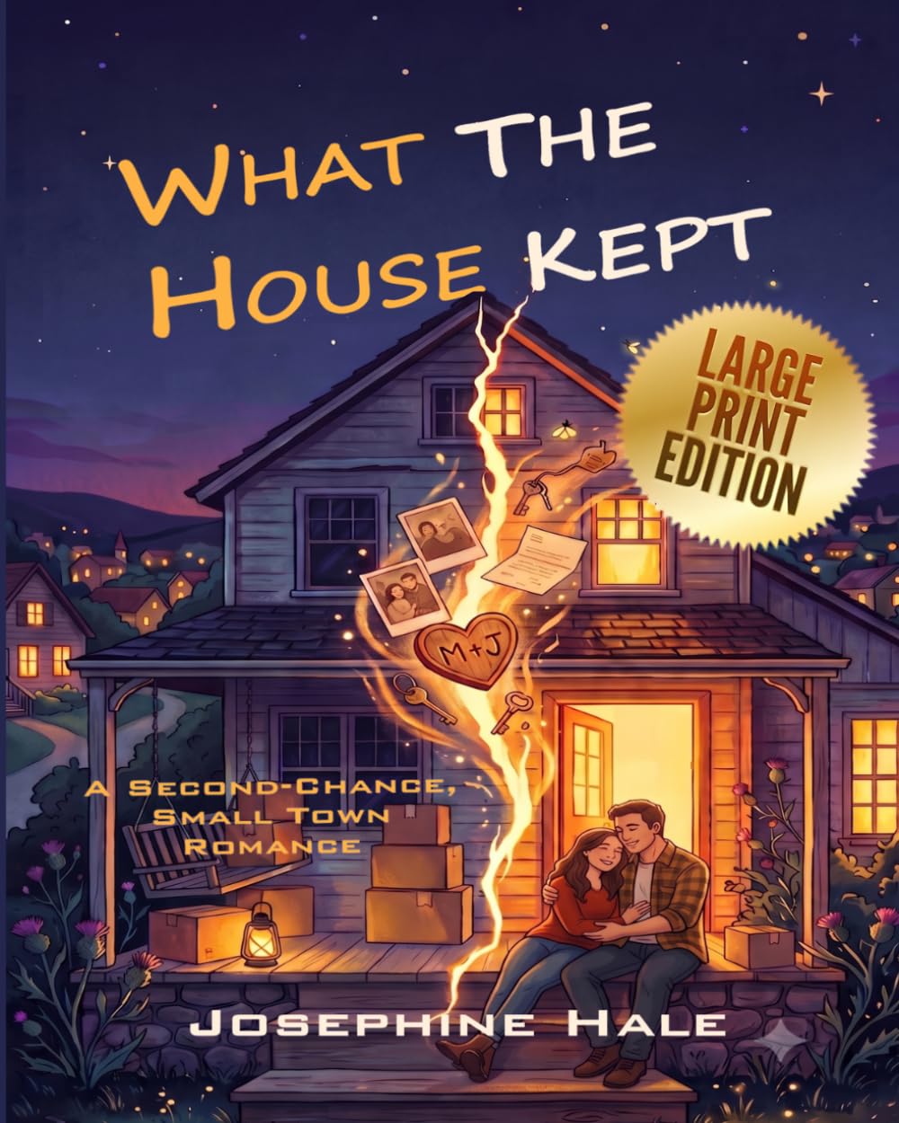 LARGE PRINT | What The House Kept: A Second Chance, Smal Town Romance