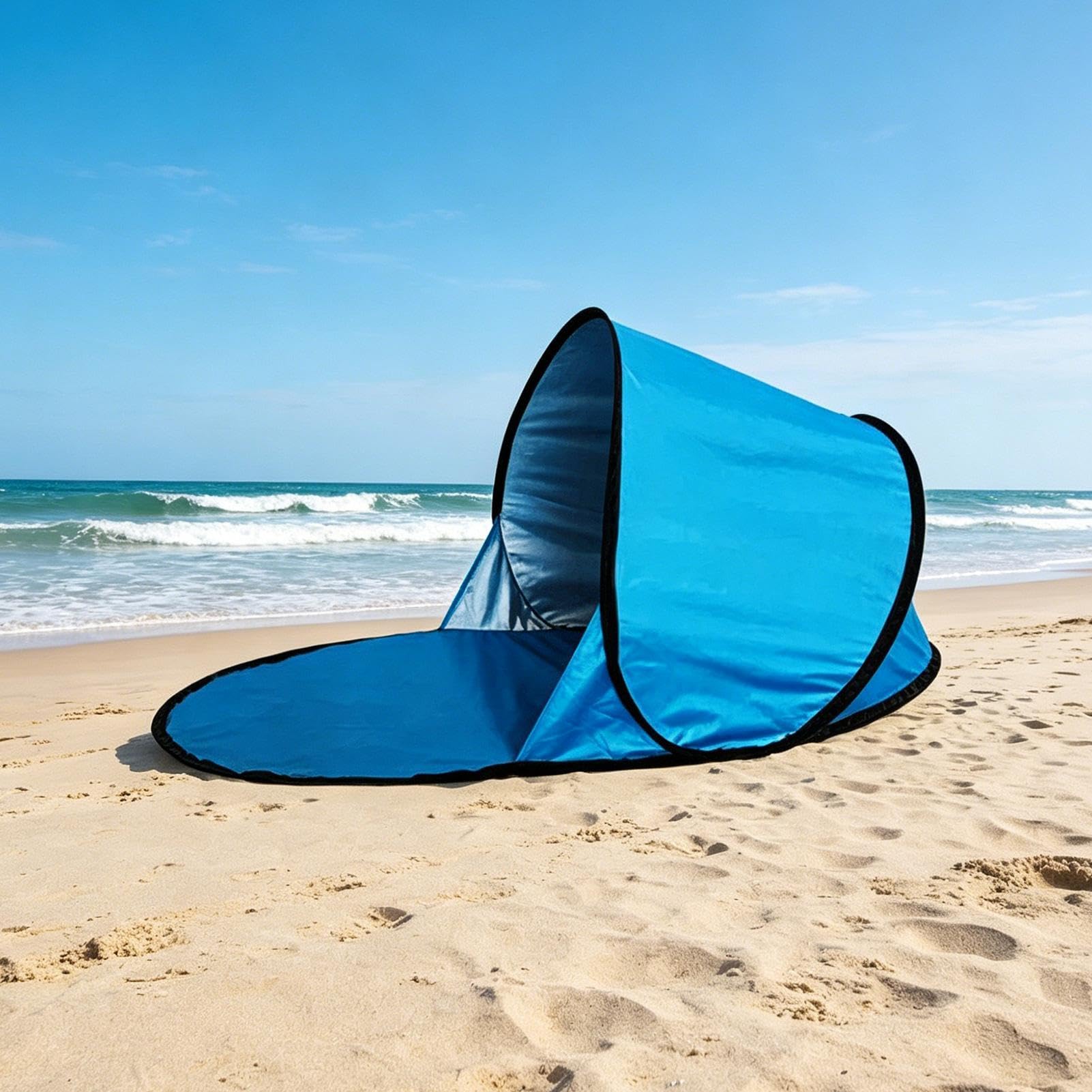 Tendalino per il viso da spiaggia - Tenda abbronzante ad ampia copertura, protezione solare portatile e traspirante, tenda pieghevole leggera, tettoia per la privacy esterna durevole | Spiaggia, bordo