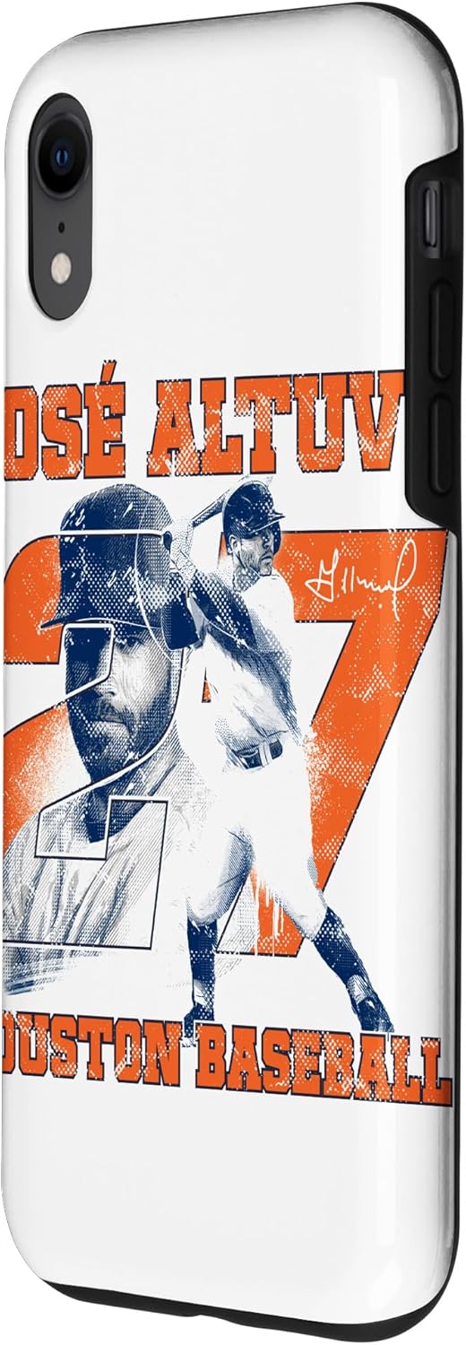 iPhone XR Number and Portrait Jose Altuve Houston MLBPA Case