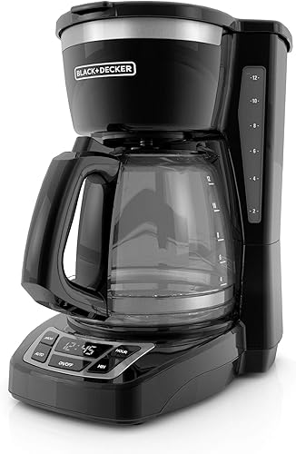 Miniatura 2 de BLACK+DECKER Cafetera digital de 12 tazas, CM1160B, cesta programable, lavable y hervidor eléctrico inalámbrico de 1.7 L, KE1700SD, hervidor rápido,