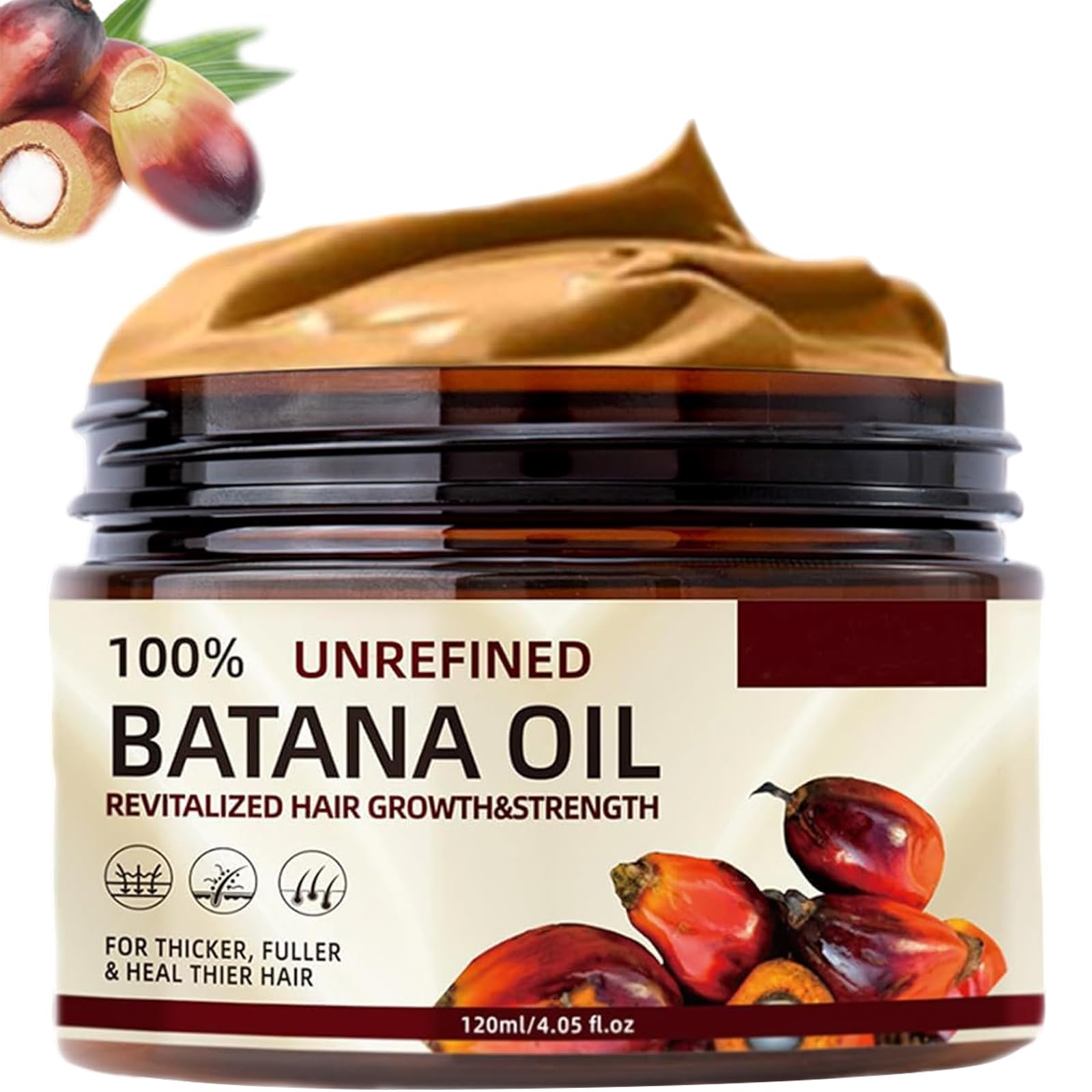 Batana Hair Cream,Batana Hair Oil,Organic Raw Batam Oil for Hair Growth,  Barnet Repair, and Smoothing,- 120g  : Amazon.co.uk: Beauty