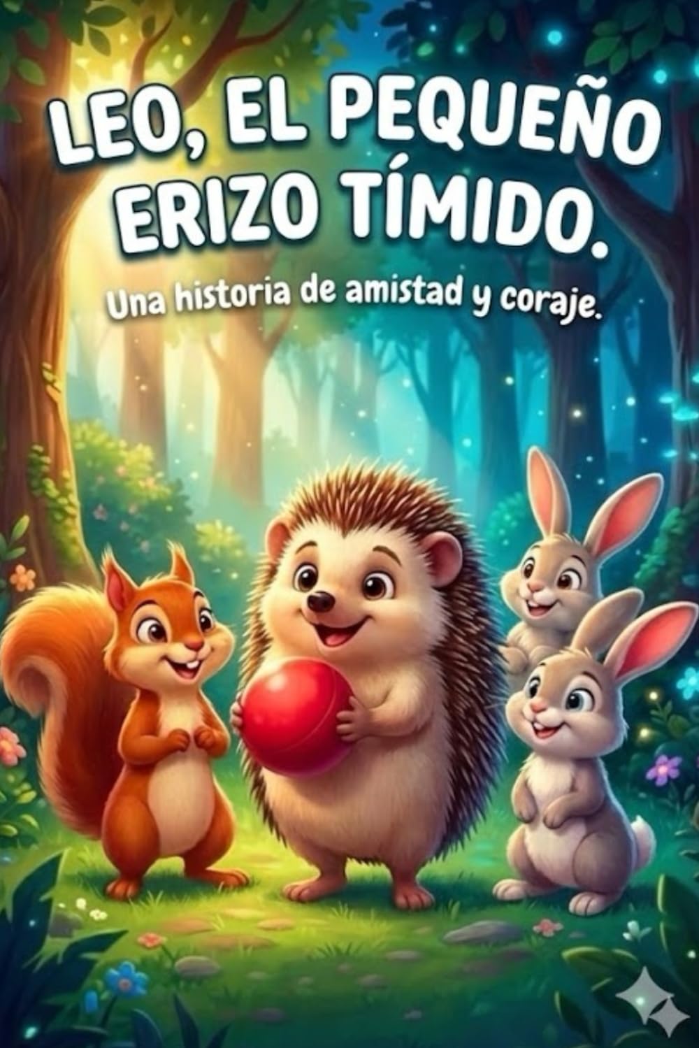 Leo, el Pequeño Erizo Tímido : Un Cuento sobre la Superación y la Amistad: Libro infantil ilustrado para ayudar a los niños a vencer la timidez, ... amigos (Cuentos para niños de 3 a 8 años)