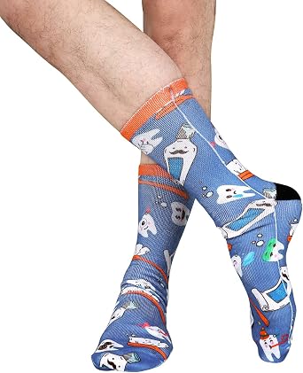 Benefeet Sox 3D Printed Medical Socks Women Men Funny Nursing Graduation Gift Novelty Doctor Socks Crazy Medical Themed Socks