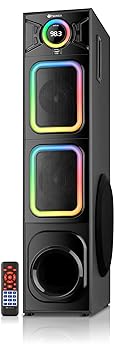 TRONICA AI999 Carol Bluetooth Home Theater System, 110W Tower Speaker with FM/PenDrive/AUX/FM | RGB Lights & All Functional Remote Sound Blaster with smart TV connectivity
