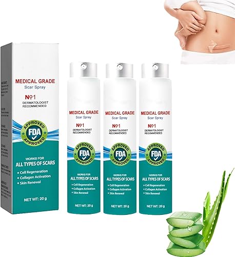 Eliminación de cicatrices, aerosol de grado médico para eliminar cicatrices Etuih, tratamiento de cicatrices de acné para cara, cicatrices de acné y