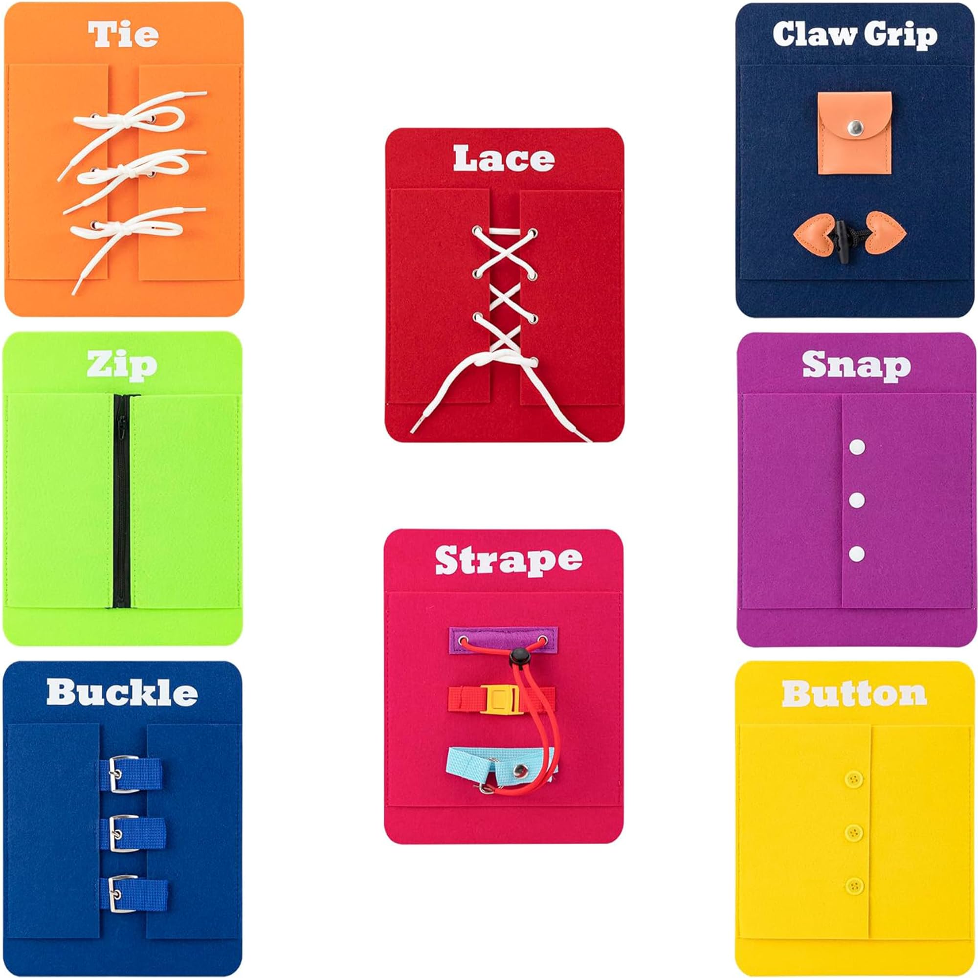 Gxdamxz 8 Pcs Fine Motor Skills Toys, Educational Set, Sensory Fine Motor Skills Activities