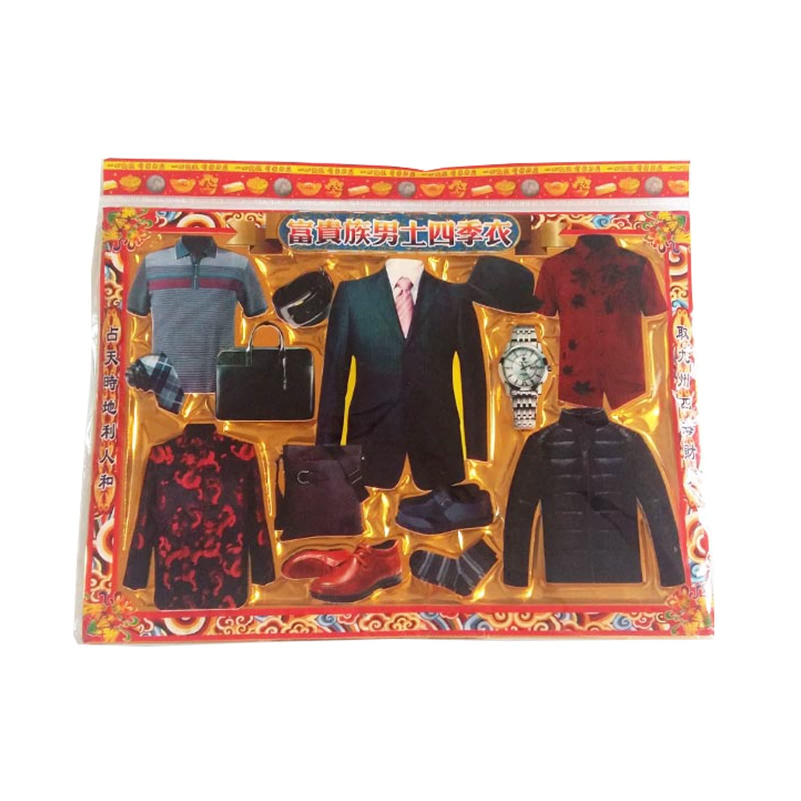 Buy Ancestor Money Ritual Supplies Paper Tie, Men Four Seasons Clothes