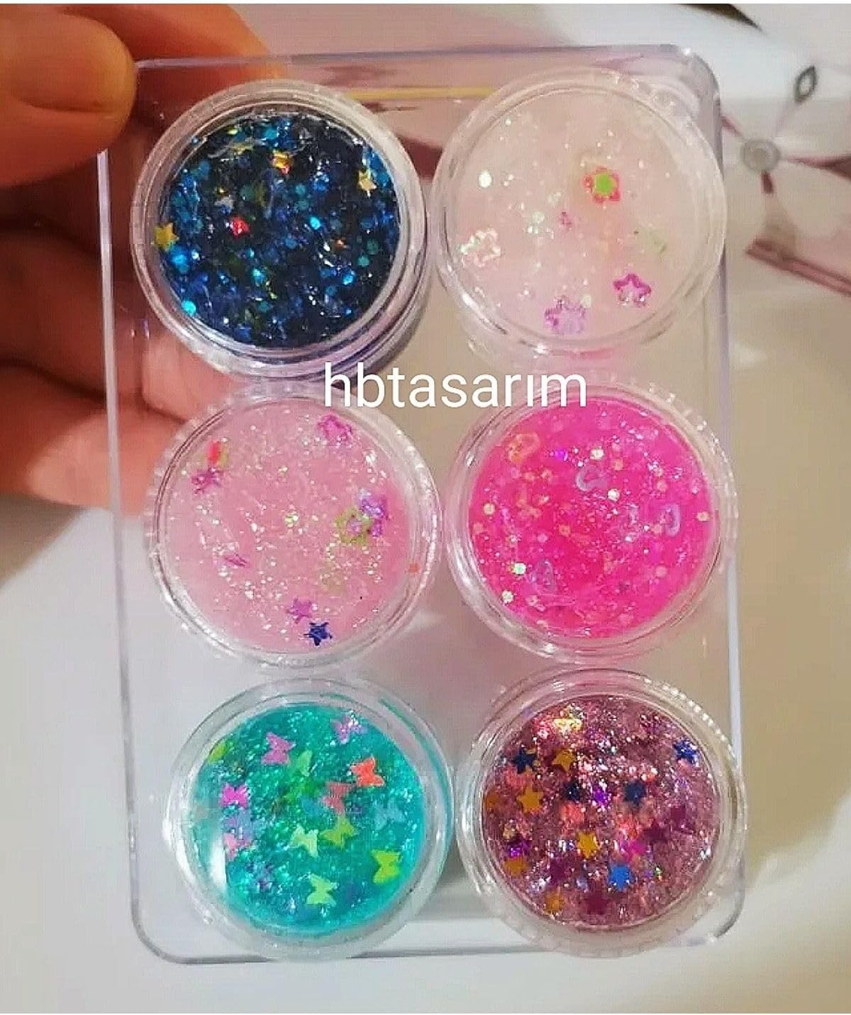 Krem Far Gliter Jel Yüz Ve Vücut Simi