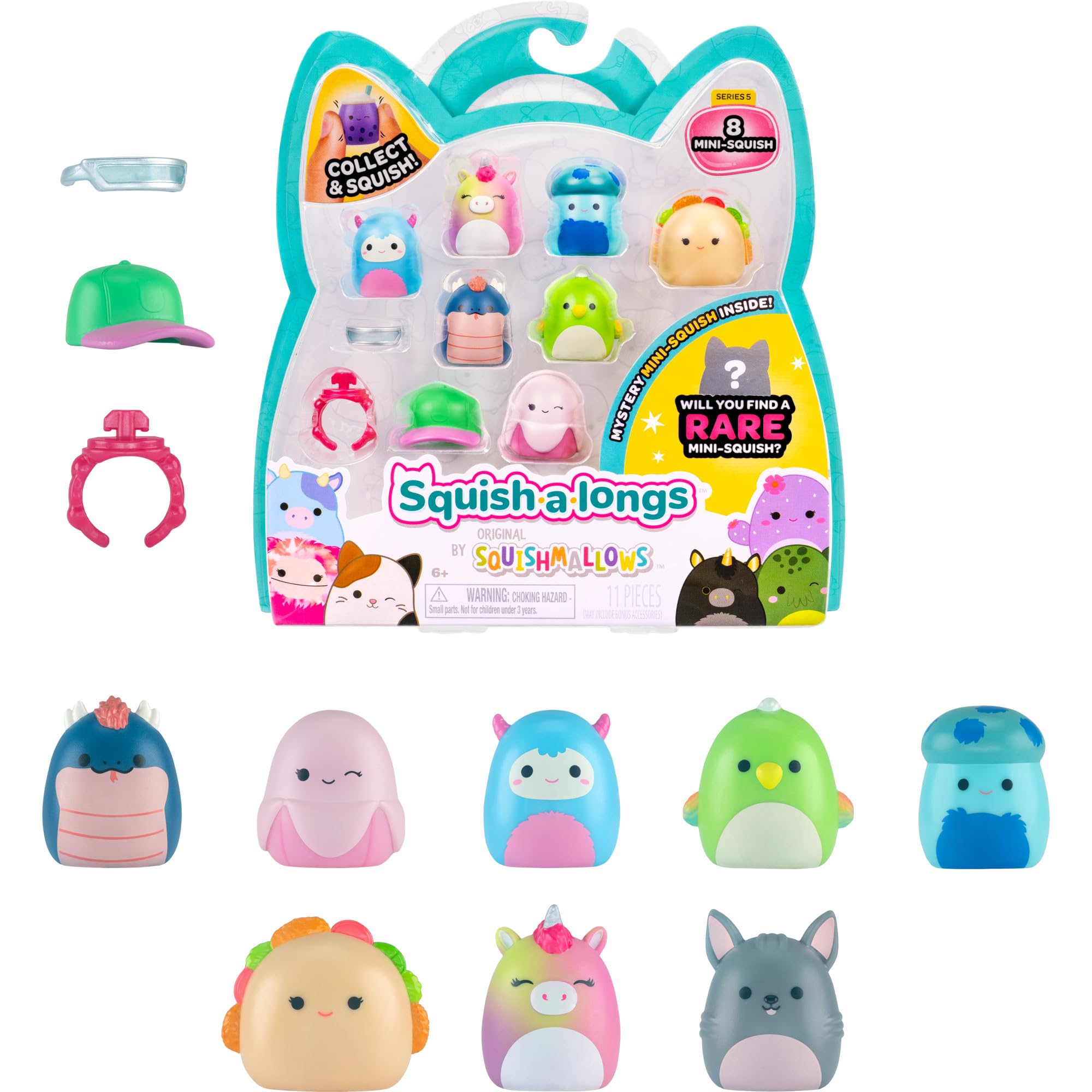 Squish-a-longs Mini-Squish 8-Pack (Wave 5, Style 2)