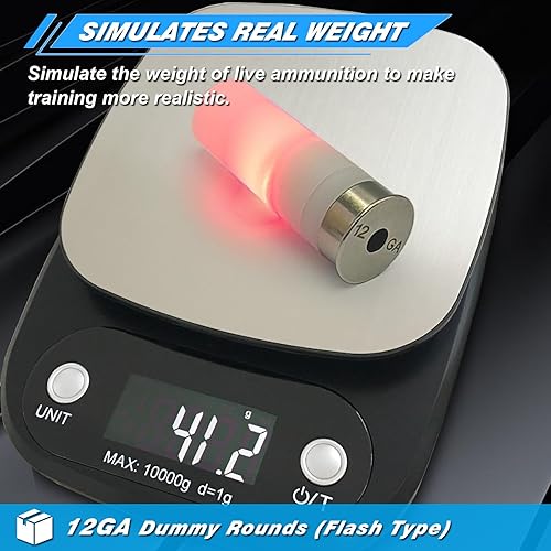 Miniatura 4 de Artemis Tapas a presión, rondas de simulación de entrenamiento, reutilizables, múltiples estilos con peso casi real para práctica de fuego seco,