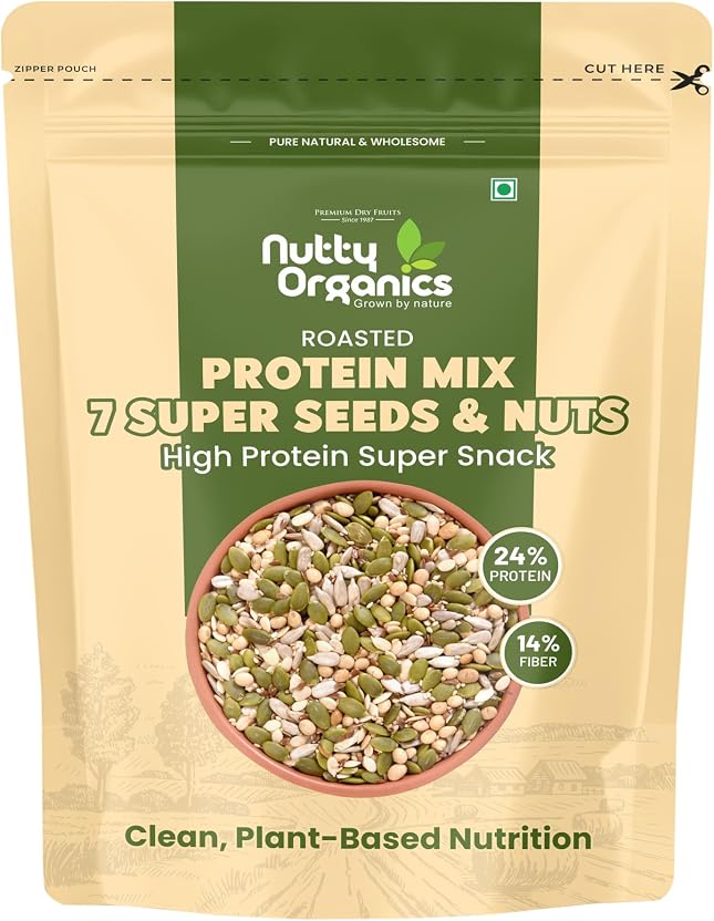 Nutty Organics 7-in-1 Seeds & Nuts Mix 1KG