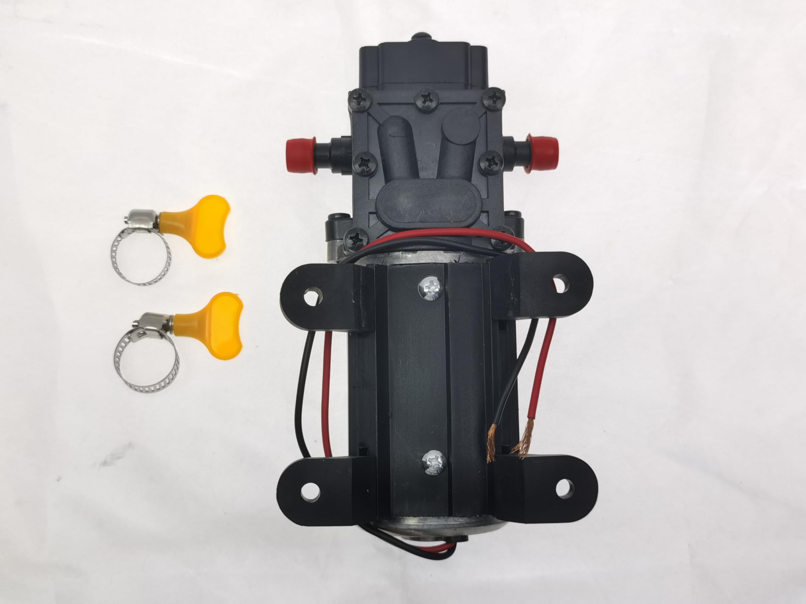 CYBERNOVA DC24V 6L/MIN Rückfluss-Membranpumpe Selbstansaugende Wasserpumpe mit geringem Geräuschpegel für Kühlung/Staubentfernung/Garten- und Wohnmobilreinigung/Bewässerung/Sprühung (15-24-HA)