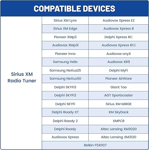 Miniatura 7 de Annia SiriusXM Antena de montaje tubular de espejo para semirremolque, RV, remolque de alta ganancia Sirius XM, receptor sintonizador de antena con