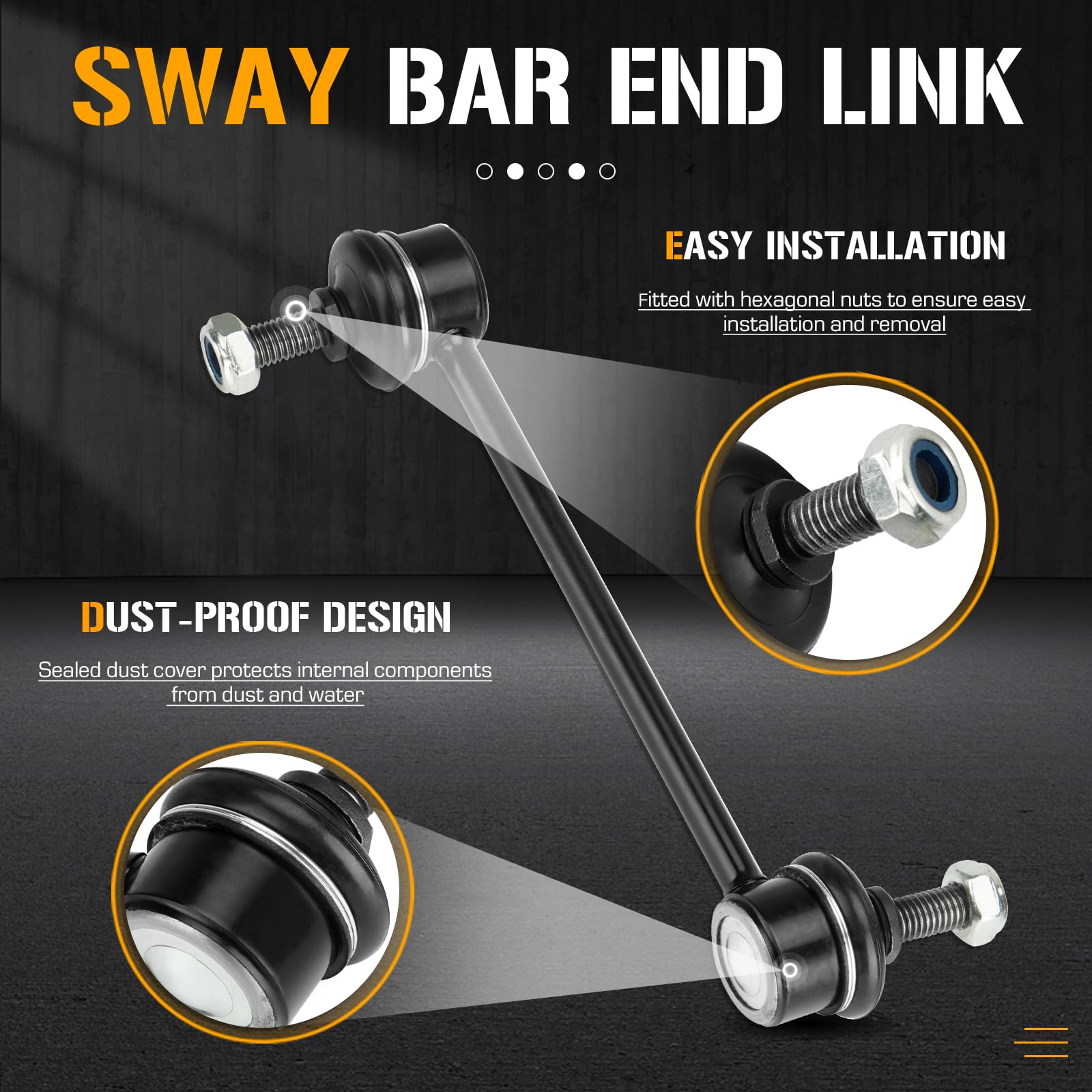 Front And Rear Complete Strut Assembly Shock Absorber Sway - View #11