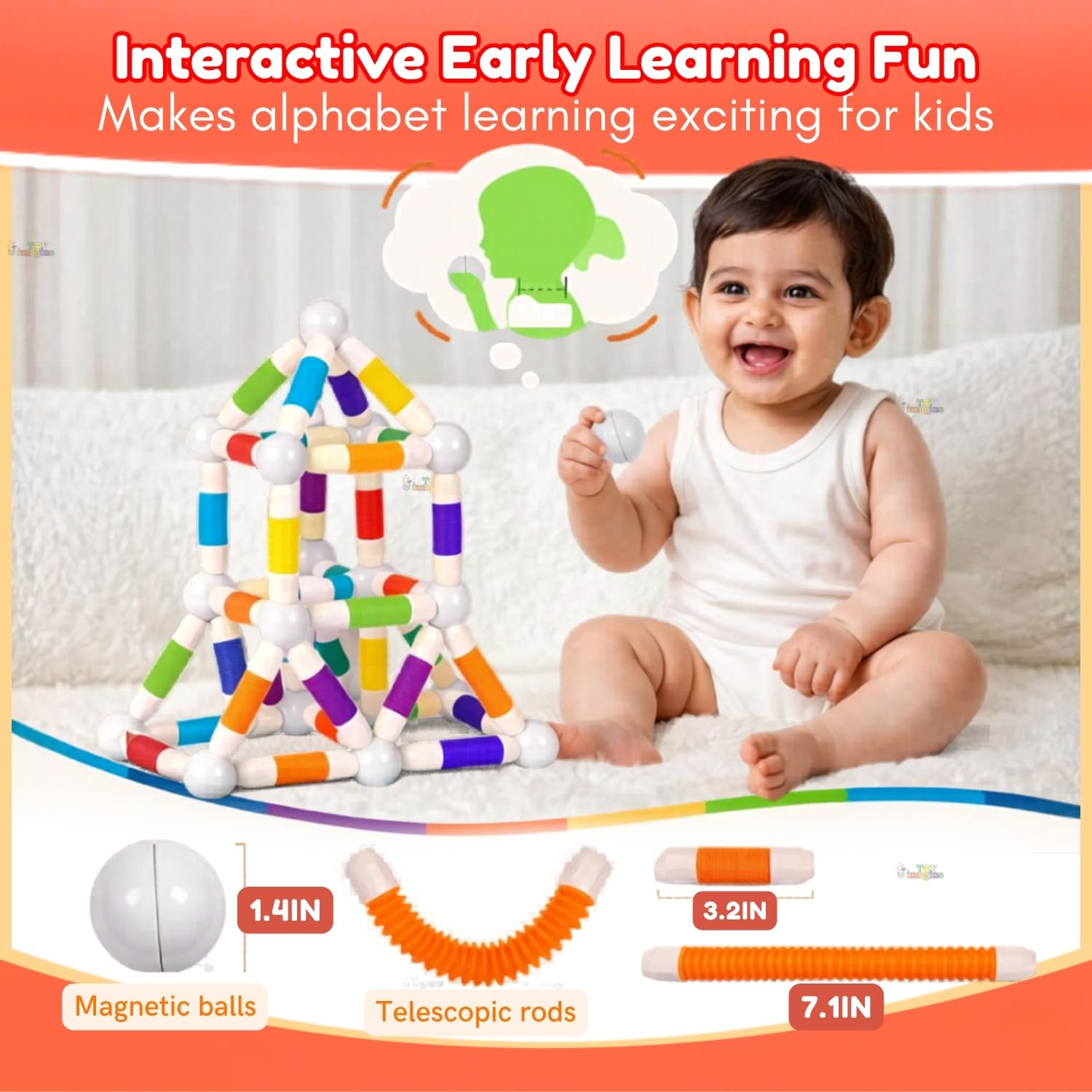 Toy Imagine Magnetic Building Blocks 25pcs — Amazon image 32
