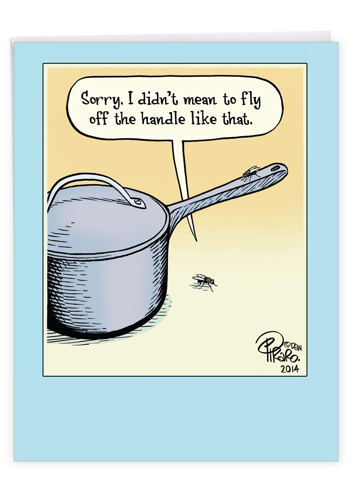 Amazon.Com : Nobleworks - Jumbo I'M Sorry Greeting Card (8.5 X 11 Inch) -  Big Funny Apology Message - Fly Off The Handle J9772 : Office Products