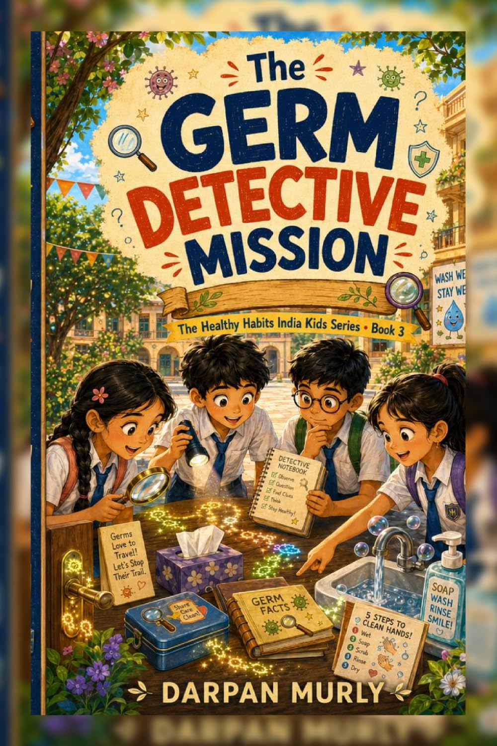 The Germ Detective Mission: A Healthy Habits Adventure About Hygiene, Kindness and Smart Prevention (The Healthy Habits India Kids Series)