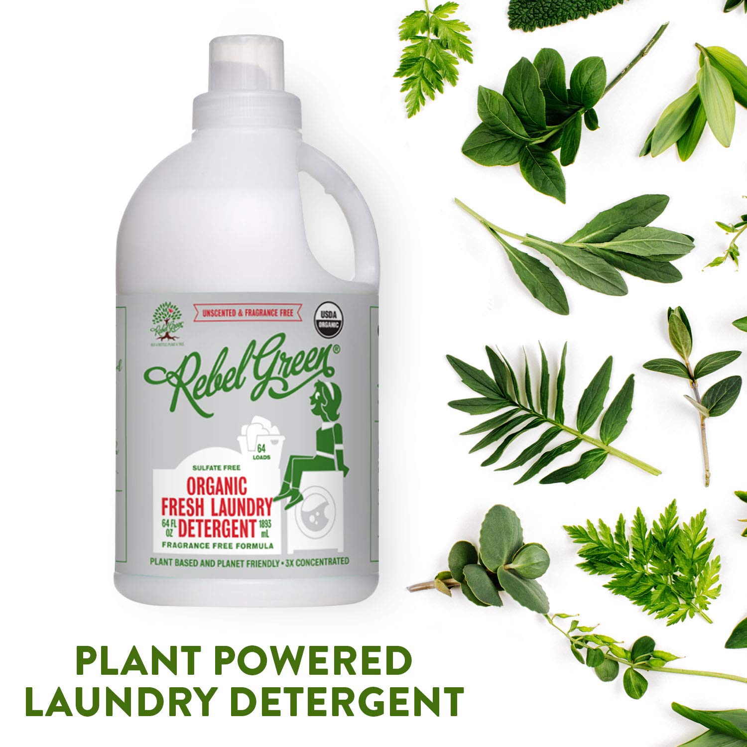 Rebel Grün USDA zertifiziert Bio Fresh Waschmittel