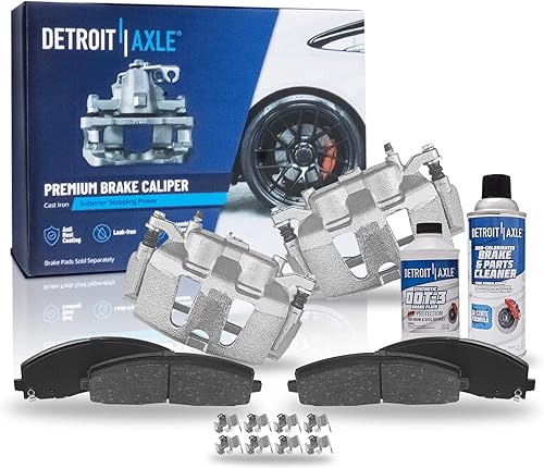 Miniatura 397 de Detroit Axle - Pastillas de Freno Delantero para Ford Fusion Lincoln MKZ Zephyr Mercury Milan Mazda 6, Pastillas de Freno Cerámica Reemplazo