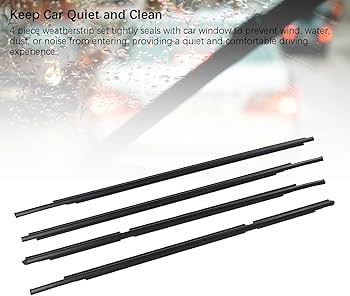 Amazon.co.jp: ウィンドウウェザーストリップ、4PCS 車のドア