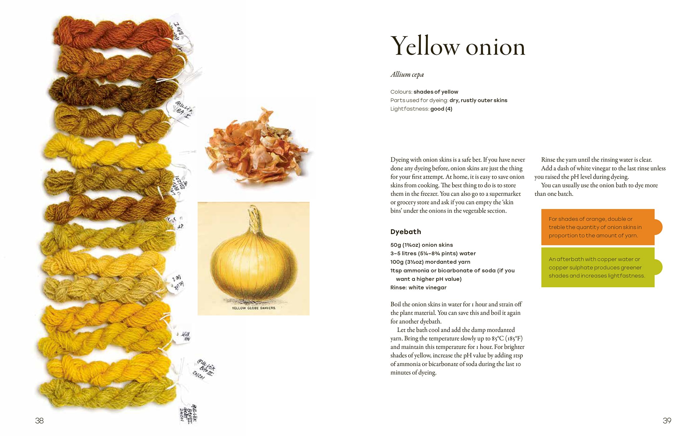 Natural Yarn Dyes: 25 Vibrant & Sustainable Recipes