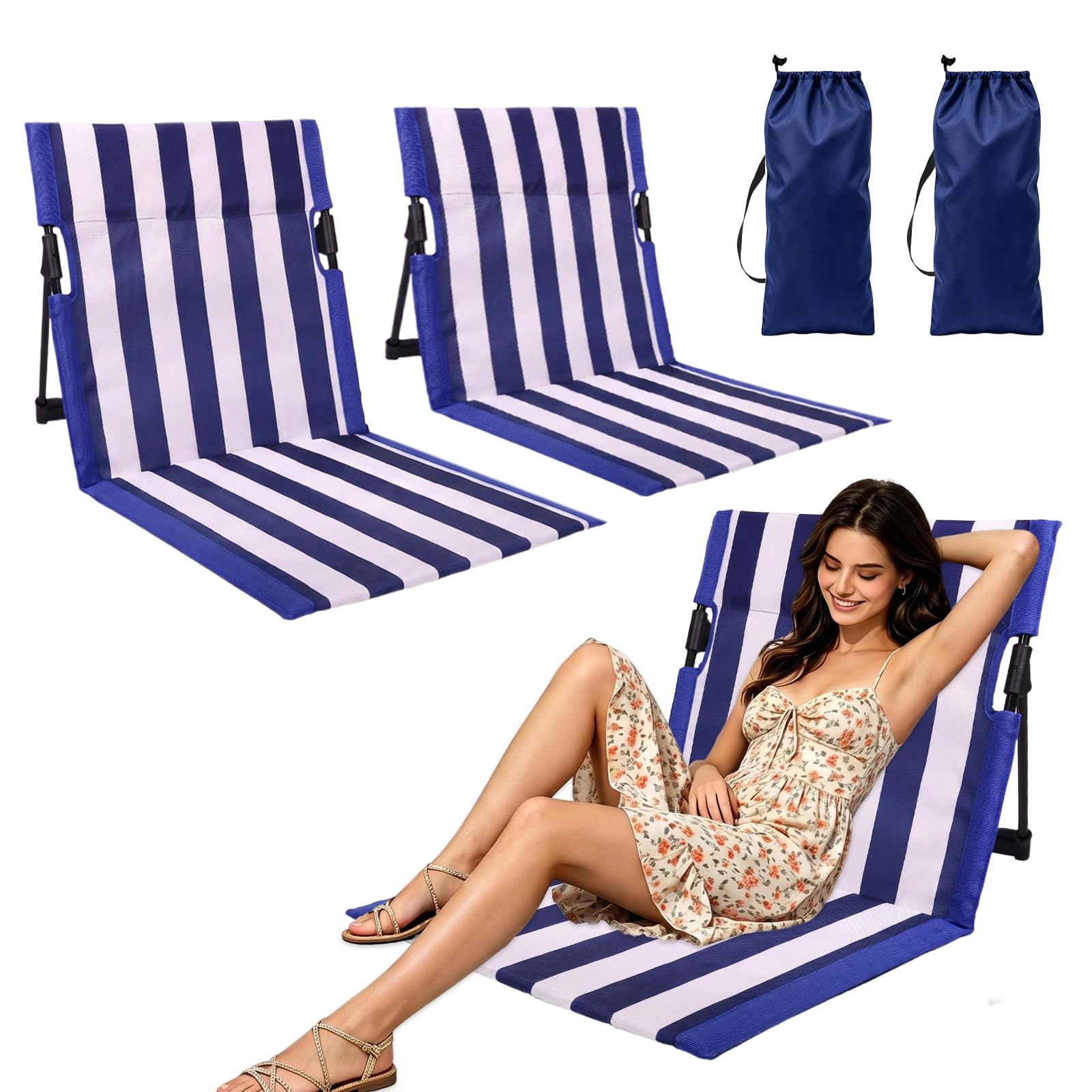 Photo 1 of CitySkill 2-Pack Extra Wide Poolside Chairs