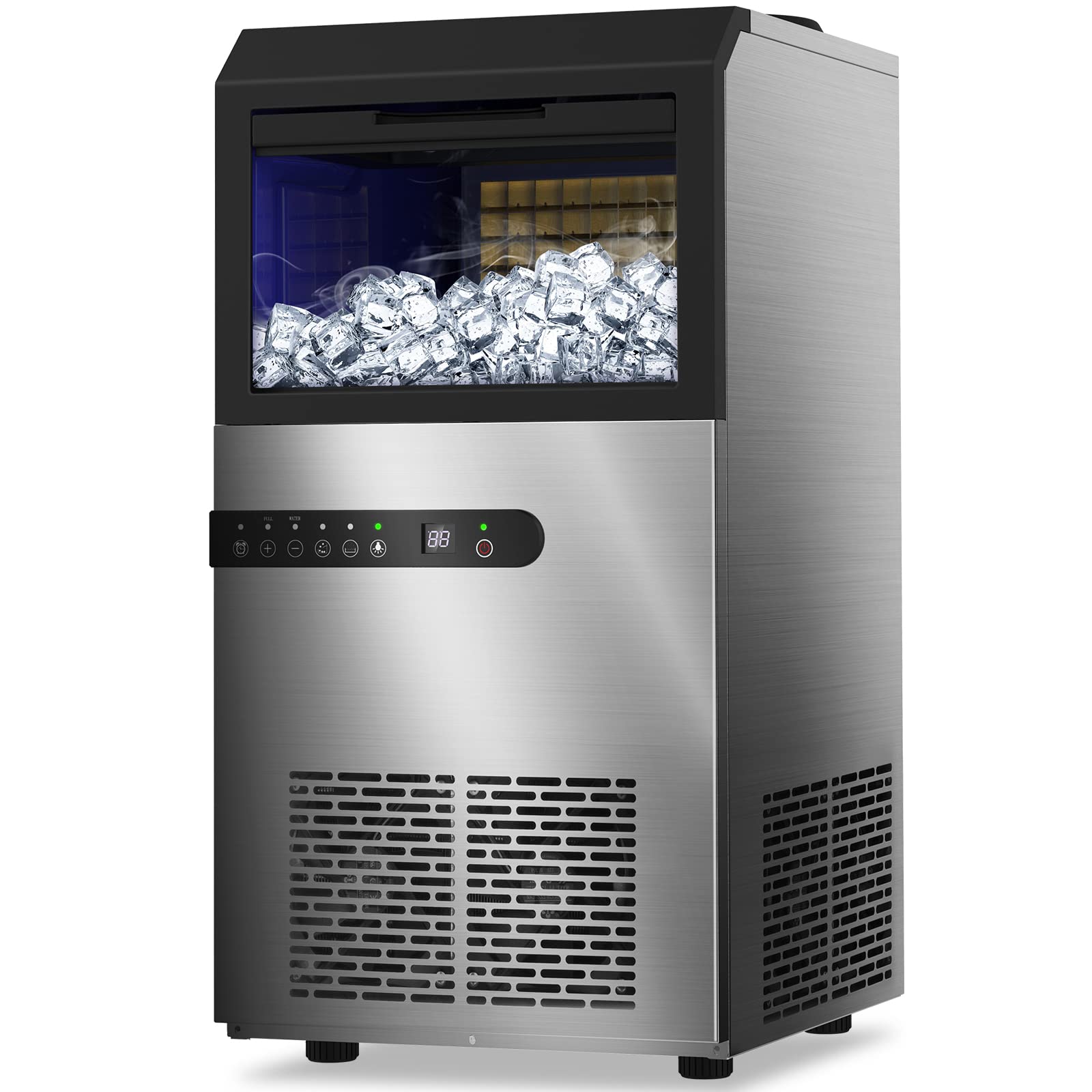 Buy Commercial Ice Maker, 100LBS/24H Under Counter Ice Machine w/ 0.6