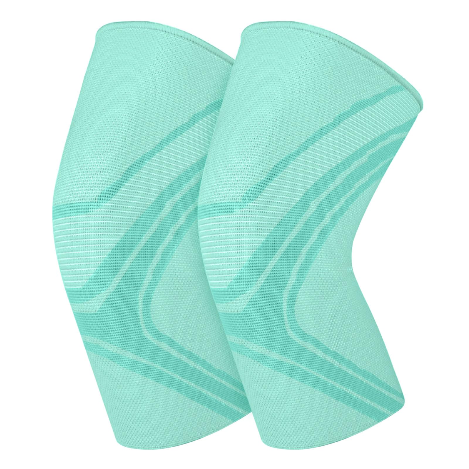 BOODPET Kniebandagen Damen Herren 2er-Pack – Atmungsaktive Kniebandage mit Anti-Rutsch & Gelenkstütze – Knieschoner zur Schmerzlinderung für Fitness, Laufen & Training – Größe S – Farbe Grün