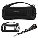 Silicone Case Compatible with Sony ULT Field 1 Portable Bluetooth Speaker, Protective Cover for Sony ULT Field 1 Speaker Accessories(Silicone Case) (Black)