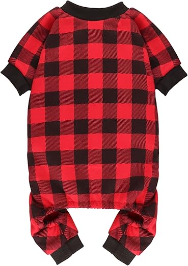 Fleecy Paws: Cozy Buffalo Plaid Dog Sweater!