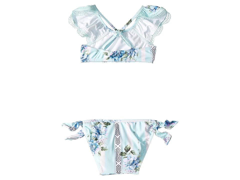 

Seafolly Kids Nana's House Apron Tankini Set (Infant/Toddler/Little Kids) (Soft Blue) Girl's Swimwear Sets